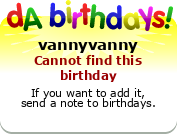 My birthday badge