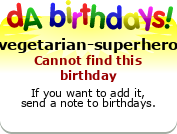 My birthday badge