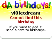My birthday badge