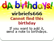 My birthday badge