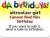 My birthday badge