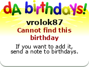 My birthday badge