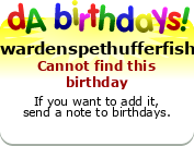 My birthday badge