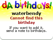 My birthday badge huzzah!
