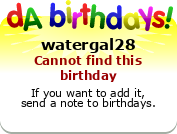My birthday badge