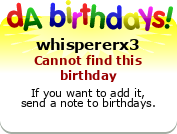 My birthday badge