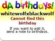 My birthday badge