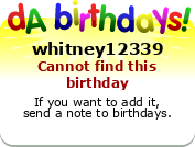 My birthday badge