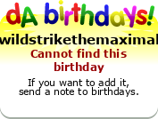 My birthday badge