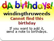 My birthday badge