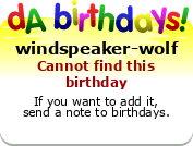 My birthday badge
