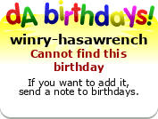 My birthday badge