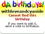 My birthday badge