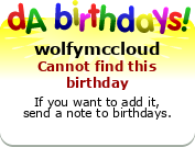 My birthday badge