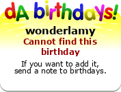 My birthday badge