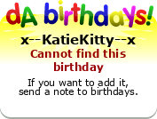 My birthday badge