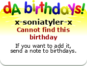My birthday badge
