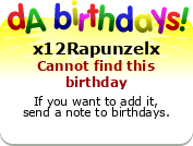 My birthday badge