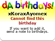 My birthday badge