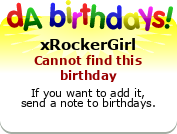 My birthday badge
