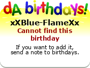 My birthday badge