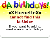 My birthday badge