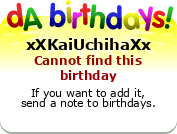 My birthday badge