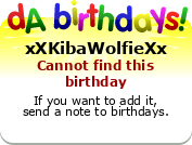 My birthday badge