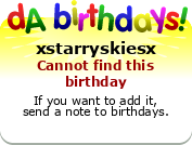 My birthday badge