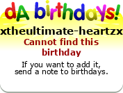 My birthday badge