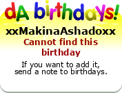 My birthday badge