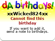 My birthday badge