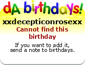 My birthday badge