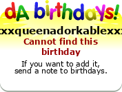 My birthday badge