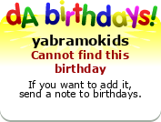 My birthday badge