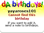 My birthday badge