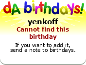 My birthday badge