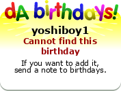 My birthday badge