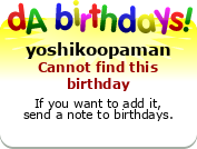 My birthday badge
