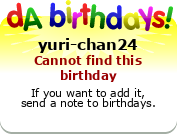 My birthday badge