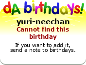 My birthday badge