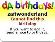 My birthday badge