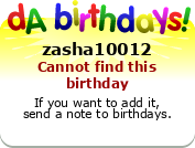 My birthday badge