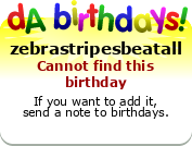 My birthday badge