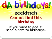 My birthday badge