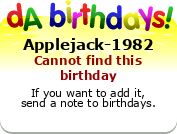 My birthday badge