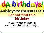 My birthday badge