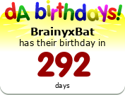My birthday badge