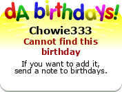 My birthday badge