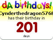 My birthday badge